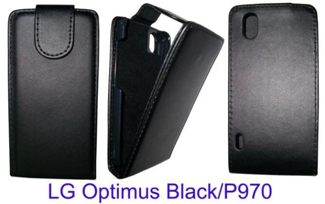 LG Optimus Black/P970手機套皮套普通紋上下開翻保護套外殼批發