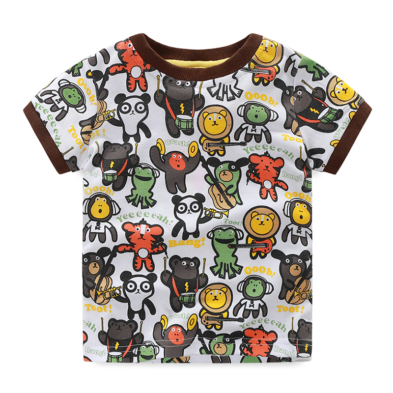 寶寶卡通短袖T恤男 夏裝韓版新款男童童裝 兒童打底衫tx-6689