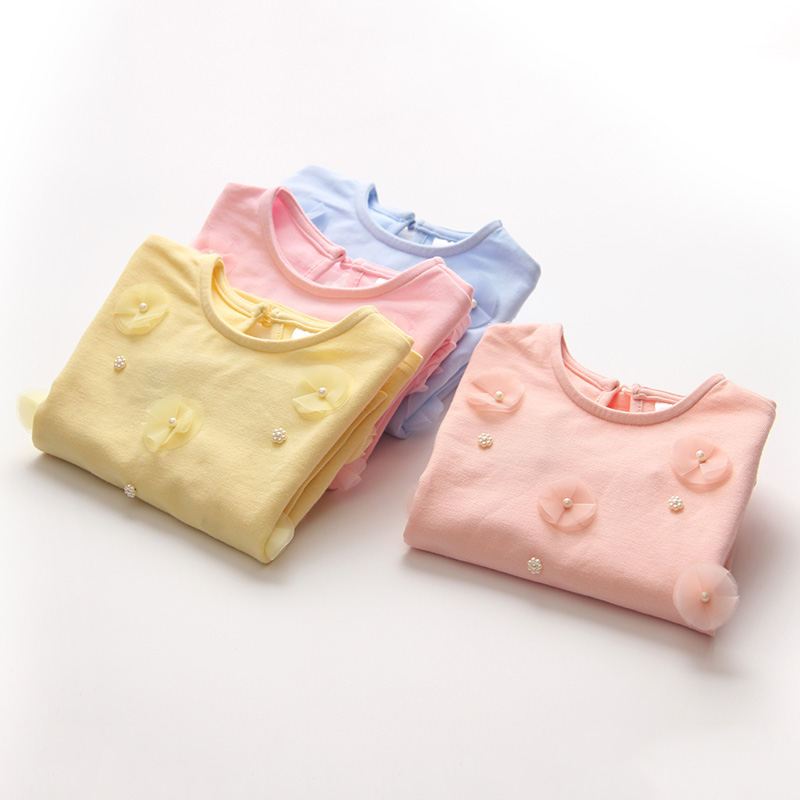 寶寶立體花衛衣 秋裝新款女童童裝 兒童蝙蝠袖外套潮wt-5973