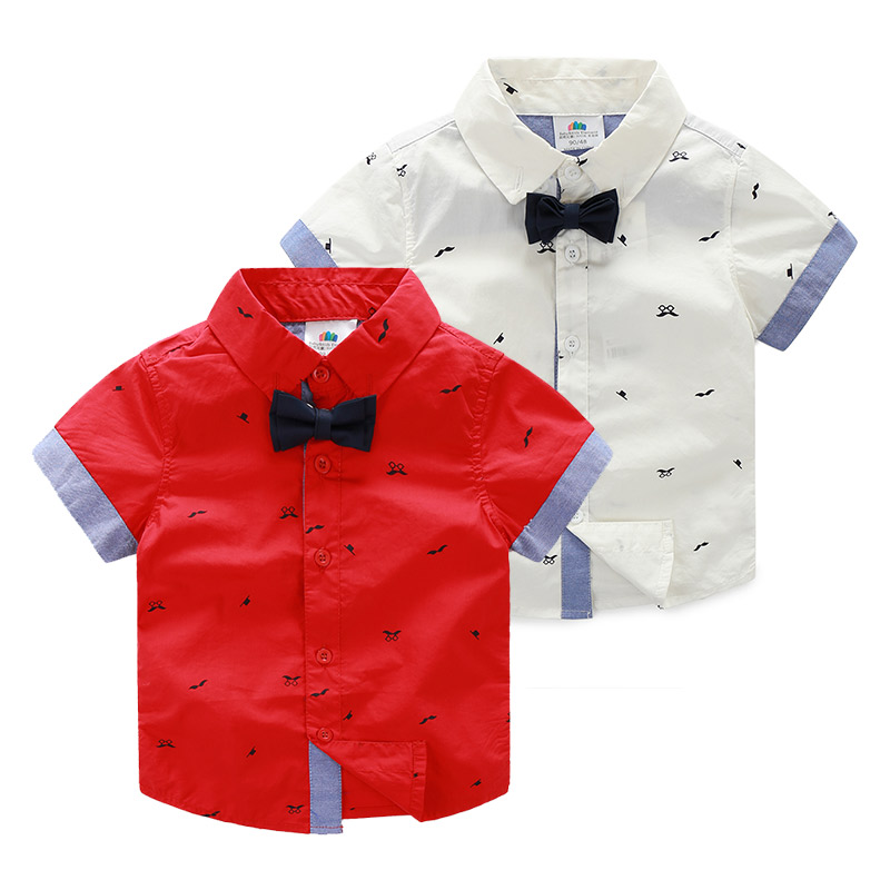 寶寶領結T恤男 夏裝新款韓版男童童裝 兒童短袖打底衫tx-6568